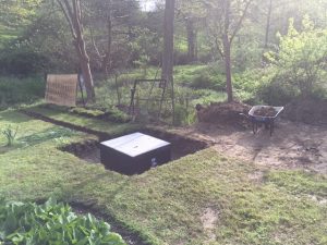 STP installed with its concrete surround
