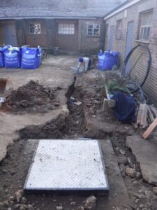 Grease trap installation
