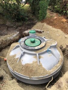 Condor sewage treatment plant installation