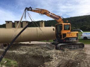 klargester bioficient 7 sewage treatment plant installation