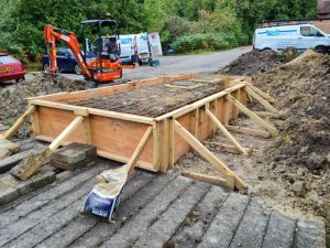 Refurbishment and concrete repair to the original primary chamber