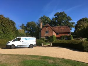 boxall ward van outside house