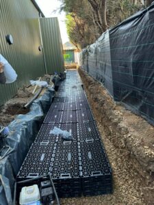 crated soakaway to serve new stadium at Worthing Football Club